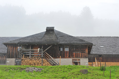 chalet d'alpage typique