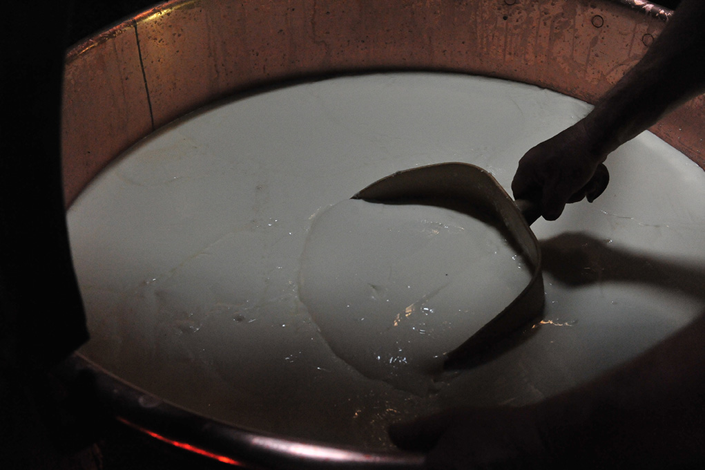 ecremage du lait de la veille