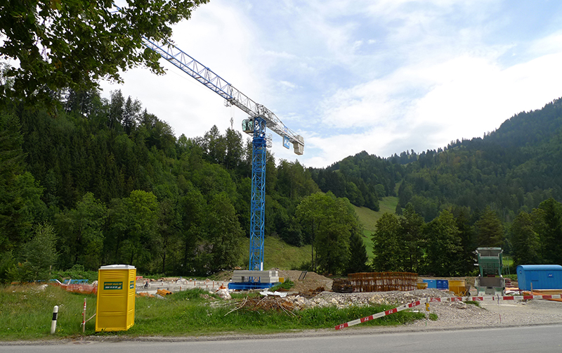 construction des nouvelles caves